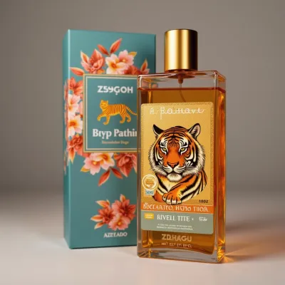 AI-Generated packaging for Perfume bottle in the Fragrances industry