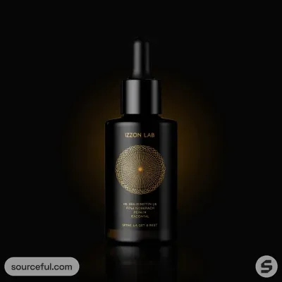 AI-Generated packaging for Dropper bottle in the Beauty and Personal Care industry