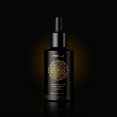 AI-Generated packaging for Dropper bottle in the Beauty and Personal Care industry