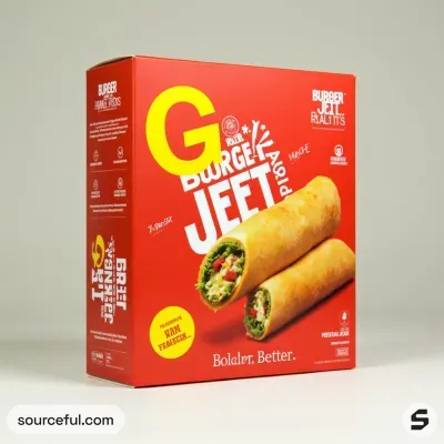 AI-Generated packaging for Carton box in the Food and Snacks industry