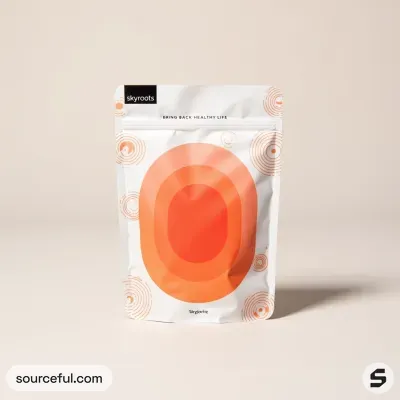 AI-Generated packaging for Food pouch in the Food and Snacks industry