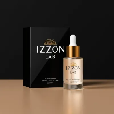 AI-Generated packaging for Dropper bottle in the Beauty and Personal Care industry