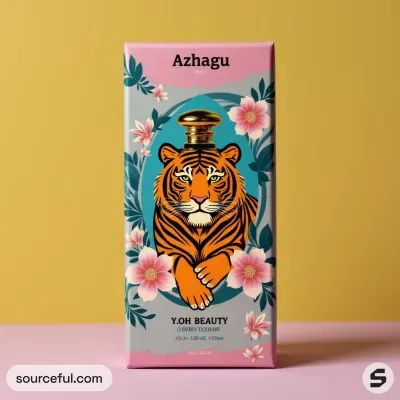 AI-Generated packaging for Perfume bottle in the Fragrances industry