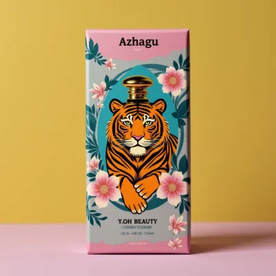 AI-Generated packaging for Perfume bottle