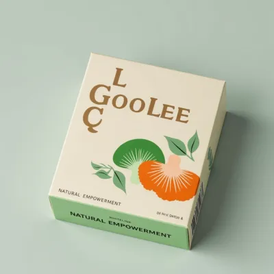 AI-Generated hunter green carton box packaging