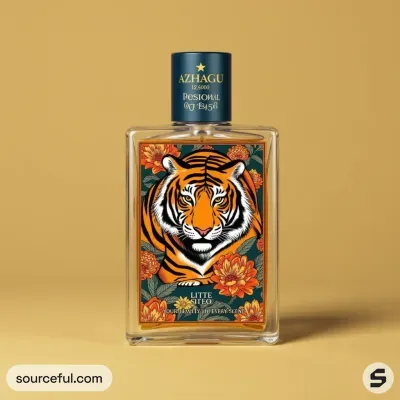 AI-Generated packaging for Perfume bottle in the Fragrances industry