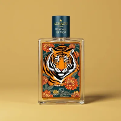 AI-Generated packaging for Perfume bottle in the Fragrances industry