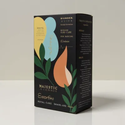 AI-Generated white carton box packaging