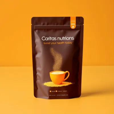 AI-Generated packaging for Food pouch in the Food and Snacks industry