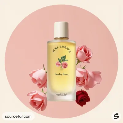 AI-Generated packaging for Perfume bottle in the Fashion and Accessories industry