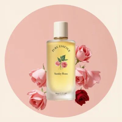 AI-Generated packaging for Perfume bottle