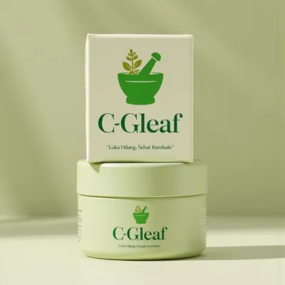 AI-Generated packaging for Cosmetics glass jar in the Beauty and Personal Care industry