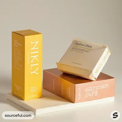AI-Generated Carton box packaging for Beauty and Personal Care