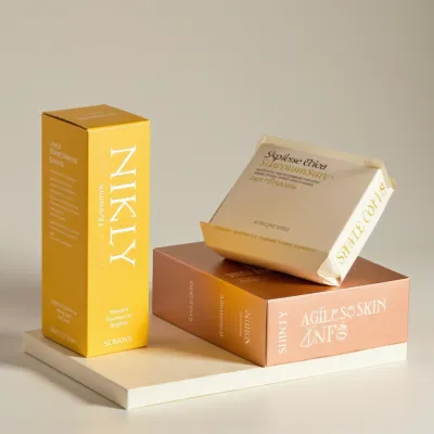 AI-Generated Carton box packaging for Beauty and Personal Care