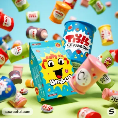 AI-Generated packaging for Food glass jar in the Food and Snacks industry