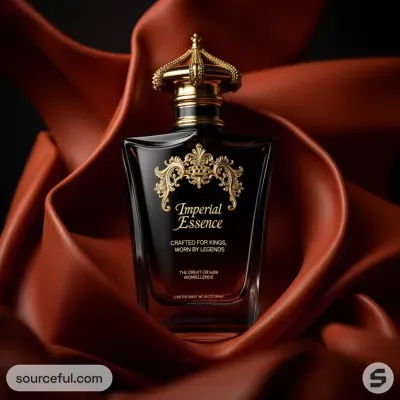 AI-Generated packaging for Perfume bottle in the Beauty and Personal Care industry