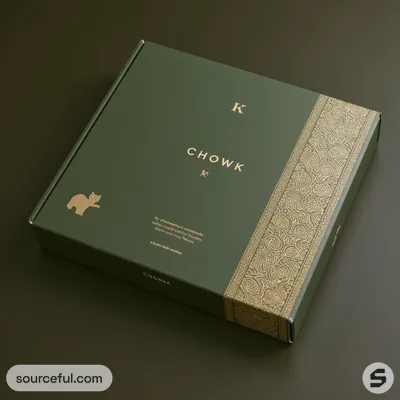 AI-Generated packaging for Mailer box in the Fashion and Accessories industry