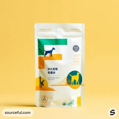 AI-Generated illustrative food pouch packaging