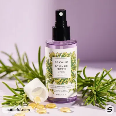 AI-Generated packaging for Mist spray bottle in the Haircare Products industry