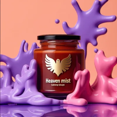 AI-Generated packaging for Cosmetics glass jar