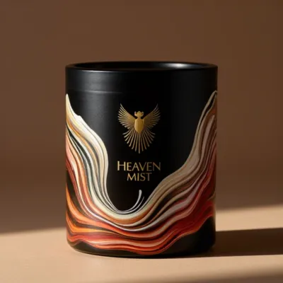 AI-Generated packaging for Cosmetics glass jar in the Furniture and Home Decor industry