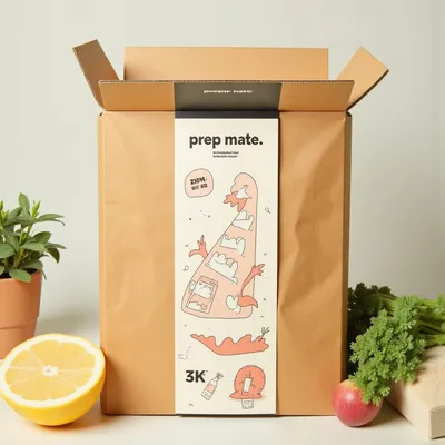 AI-Generated packaging for Shipping box