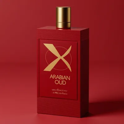 AI-Generated packaging for Perfume bottle