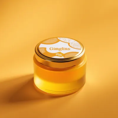 AI-Generated packaging for Food glass jar