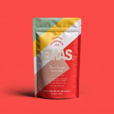 AI-Generated Food pouch packaging for Food and Snacks