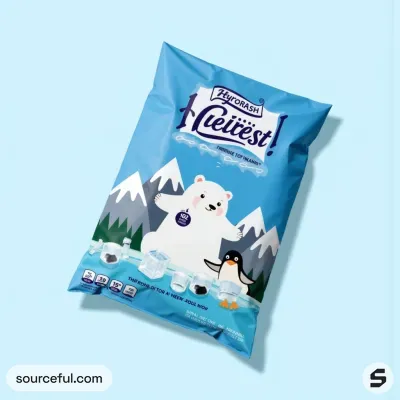 AI-Generated packaging for Plastic mailing bag in the Alcoholic Beverages industry