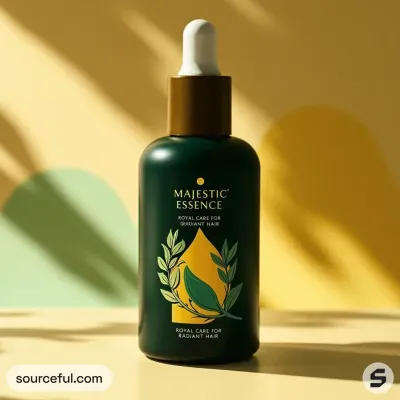 AI-Generated packaging for Dropper bottle in the Beauty and Personal Care industry