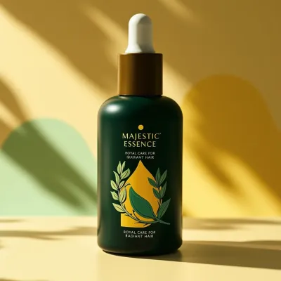 AI-Generated packaging for Dropper bottle in the Beauty and Personal Care industry