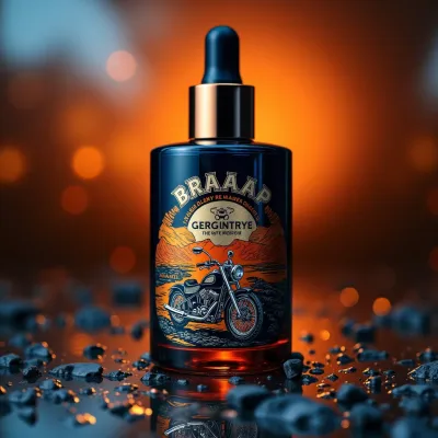 AI-Generated packaging for Dropper bottle