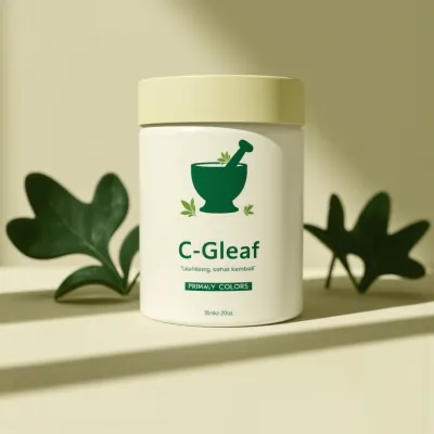 AI-Generated packaging for Cosmetics glass jar