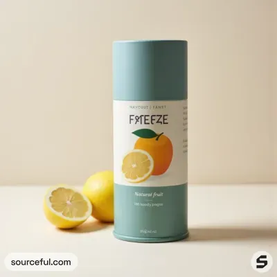 AI-Generated packaging for Tube in the Food and Snacks industry