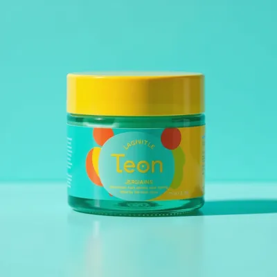 AI-Generated packaging for Food glass jar