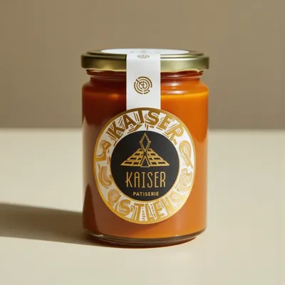 AI-Generated packaging for Food glass jar