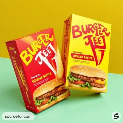 AI-Generated illustrative carton box packaging