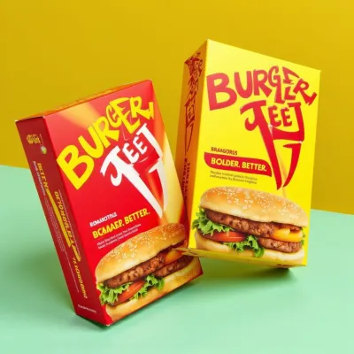 AI-Generated modern carton box packaging