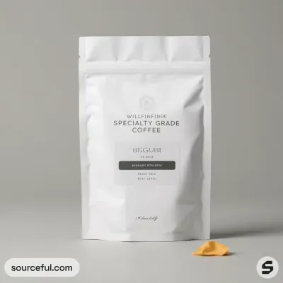 AI-Generated packaging for Food pouch in the Packaged Foods industry
