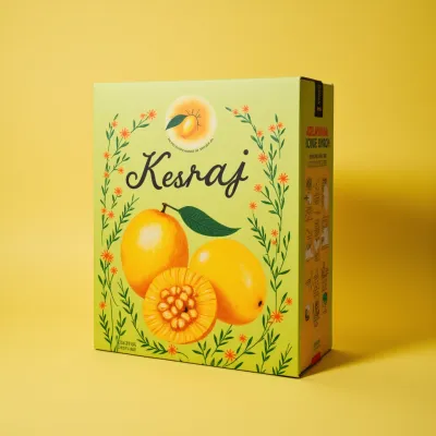 AI-Generated packaging for Shipping box in the Food and Snacks industry