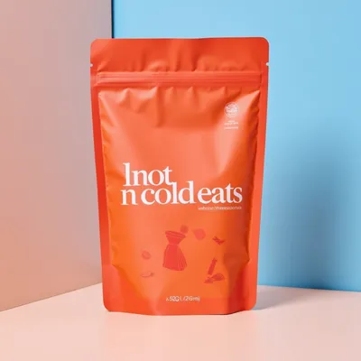 AI-Generated Food pouch packaging for Packaged Foods