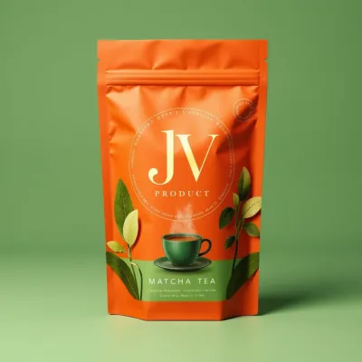 AI-Generated Food pouch packaging for Food and Snacks