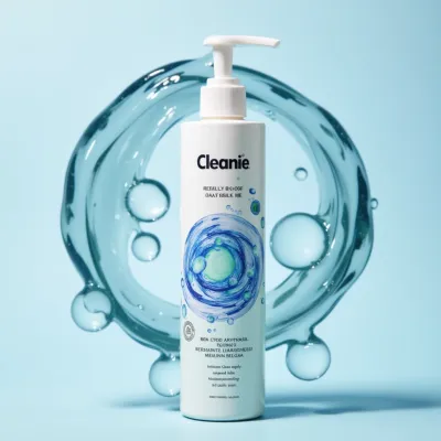 AI-Generated packaging for Pump bottle in the Beauty and Personal Care industry