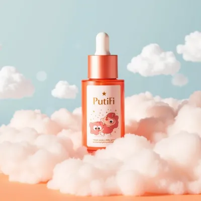 AI-Generated Dropper bottle packaging for Beauty and Personal Care