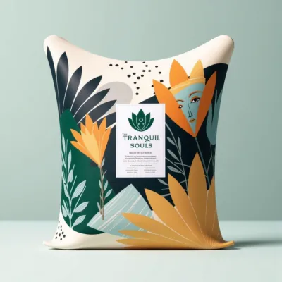 AI-Generated packaging for Pillow box in the Health and Wellness industry