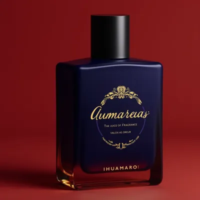 AI-Generated packaging for Perfume bottle