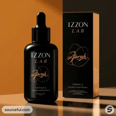 AI-Generated packaging for Dropper bottle in the Beauty and Personal Care industry