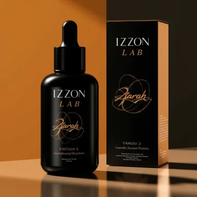 AI-Generated packaging for Dropper bottle in the Beauty and Personal Care industry