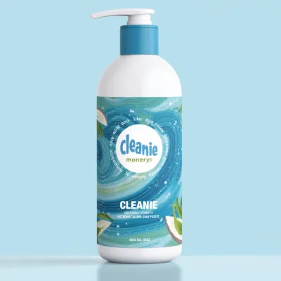 AI-Generated packaging for Pump bottle in the Beauty and Personal Care industry